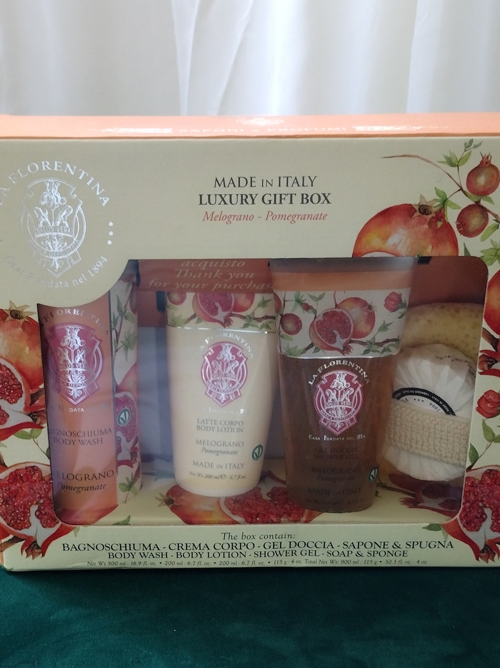 La Florentina Pomegranate Bath & Body Gift Set